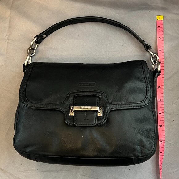 Coach Vintage Taylor Flap Leather Bag (F25206), Detachable Crossbody Strap EUC - Picture 14 of 15